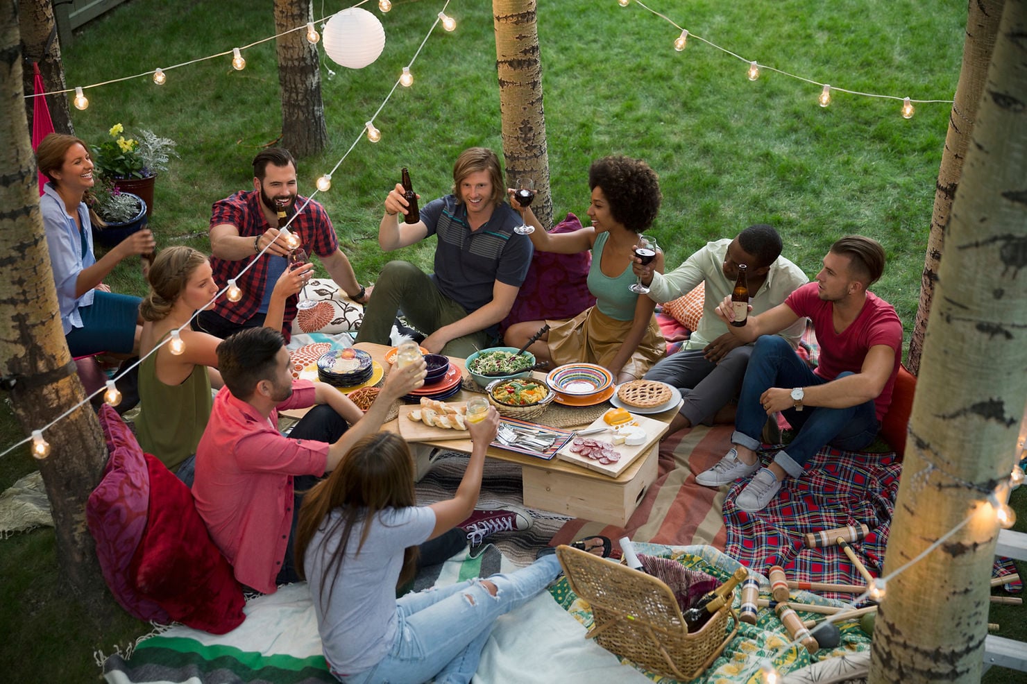 outdoor picnic party