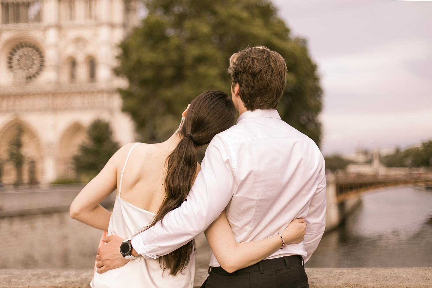 young couple vacation