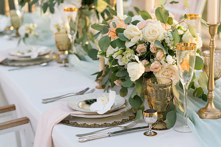 elegant tablescape
