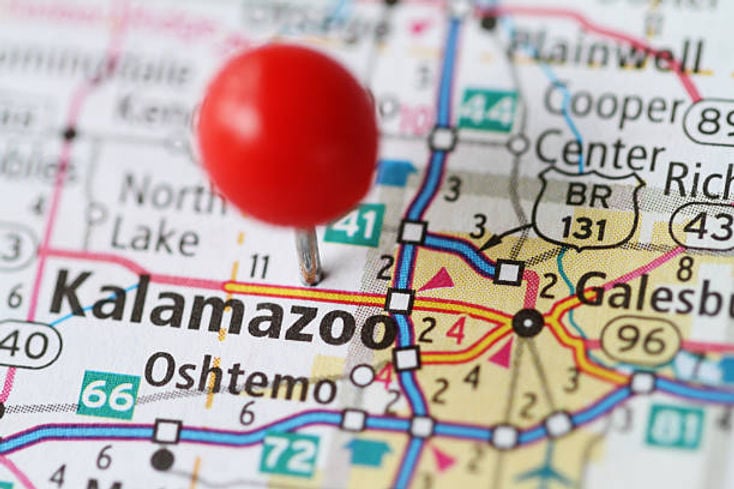 Map of Kalamazoo