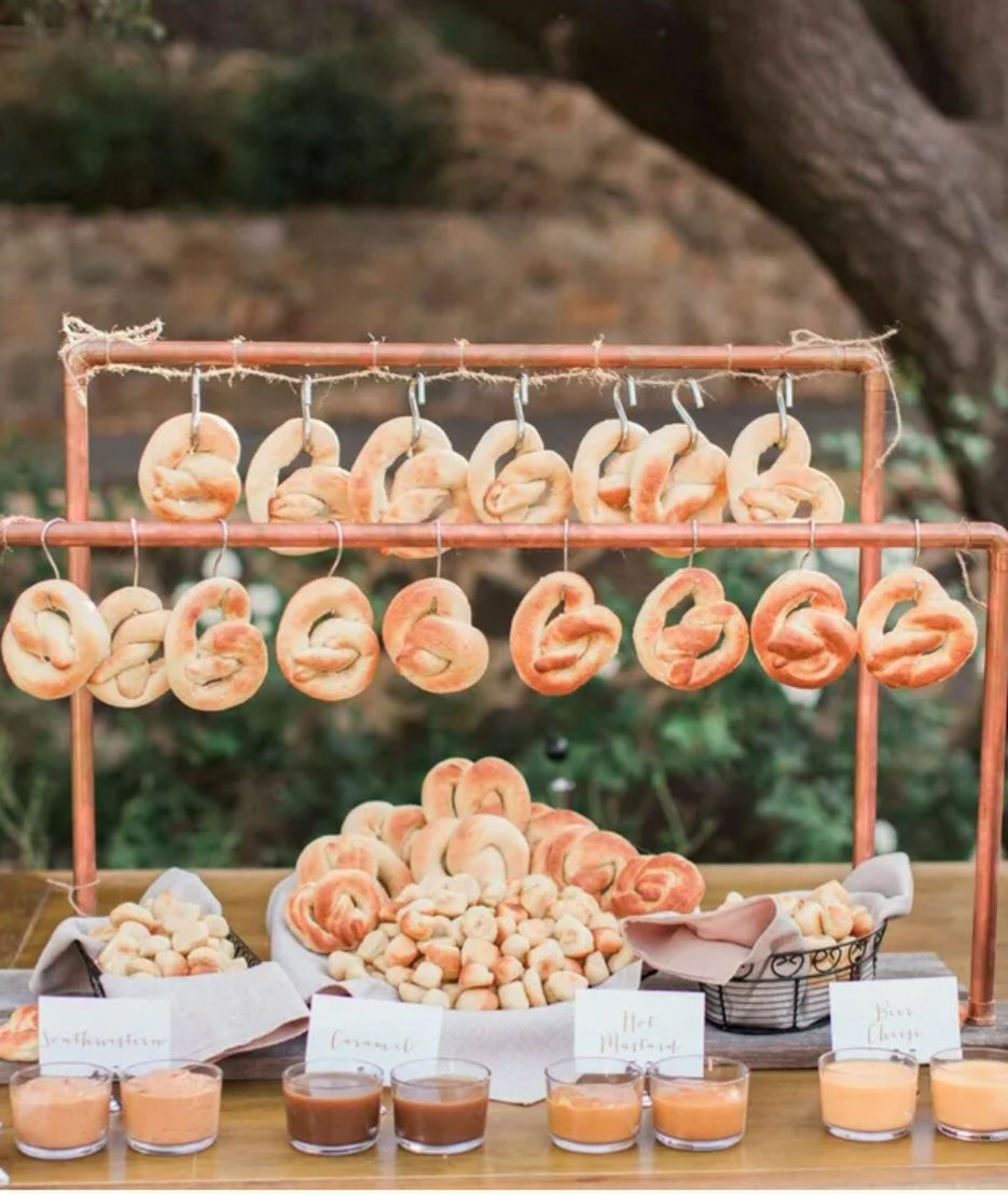 Pretzel stand