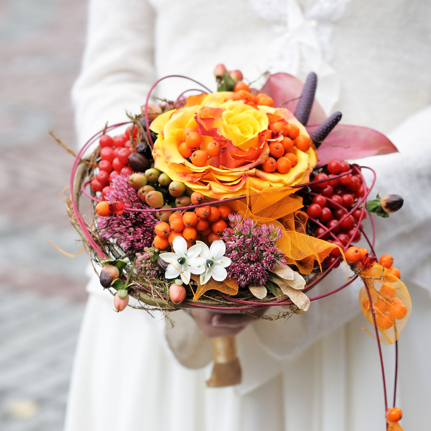 Fall inspired flower bouquet