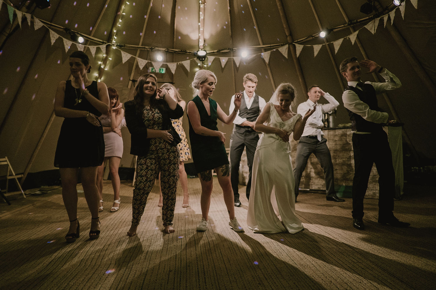 Wedding dance party