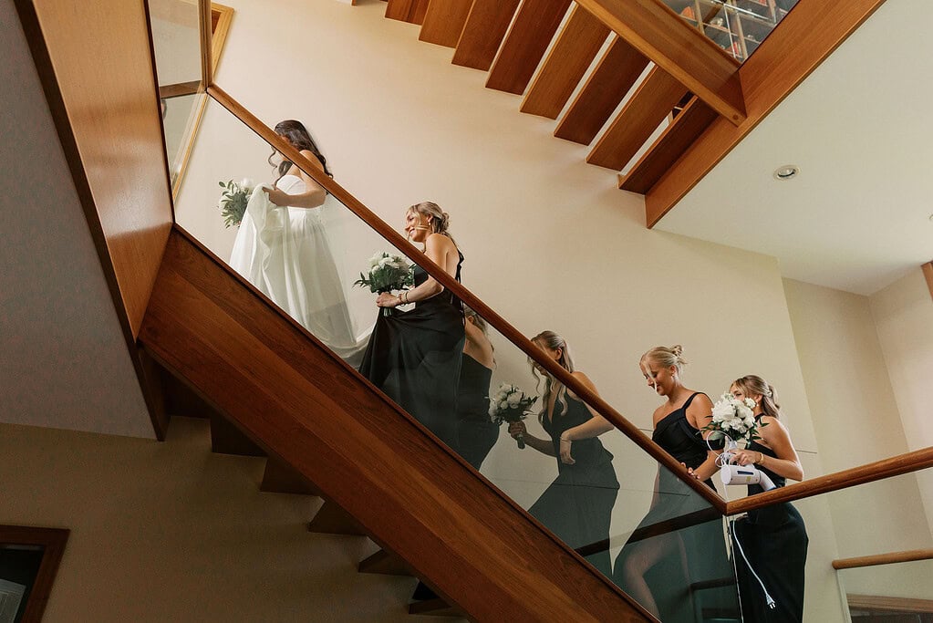 Bride and Bridesmaids