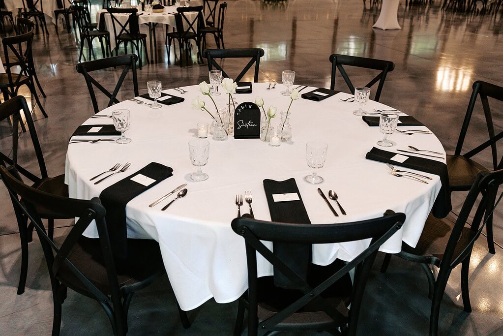 Black and White Wedding